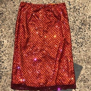 Sequin party skirt